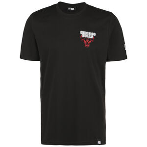 NBA Chicago Bulls Neon T-Shirt Herren, schwarz / rot, zoom bei OUTFITTER Online