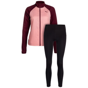 Active Woven Trainingsanzug Damen, pink / schwarz, zoom bei OUTFITTER Online