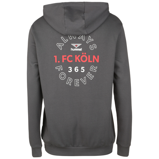 1.FC Köln Kapuzenpullover Herren, schwarz / rot, zoom bei OUTFITTER Online