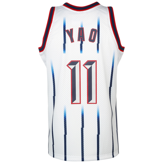NBA Houston Rockets Yao Ming Trikot Herren, weiß / rot, zoom bei OUTFITTER Online
