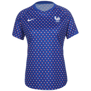 Frankreich Pre-Match Trikot EM 2022 Damen, blau / weiß, zoom bei OUTFITTER Online