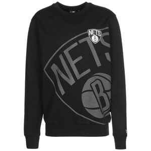 NBA Brooklyn Nets Washed Graphic Sweatshirt Herren, schwarz / weiß, zoom bei OUTFITTER Online