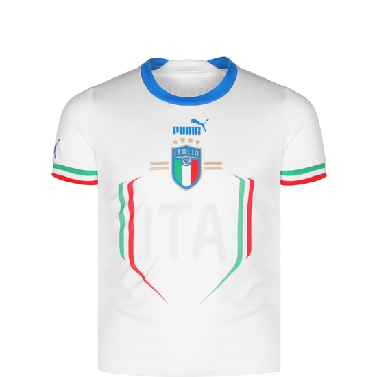 Italien Trikot Away 2022/2023 Kinder, weiß / blau, zoom bei OUTFITTER Online