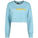 Essential Icon Crew Sweatshirt Damen, hellblau / gelb, zoom bei OUTFITTER Online
