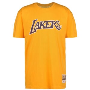 NBA Los Angeles Lakers Worn Logo T-Shirt Herren, gelb / blau, zoom bei OUTFITTER Online