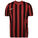 Striped Division IV Fußballtrikot Herren, rot / schwarz, zoom bei OUTFITTER Online