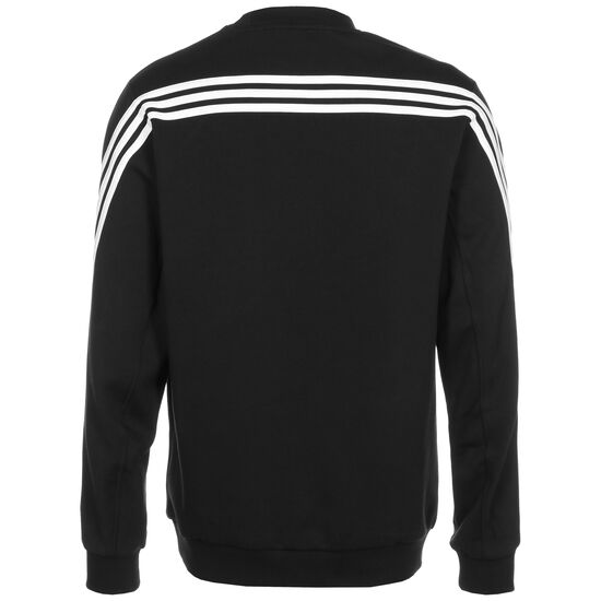3-Streifen Sweatshirt Herren, schwarz / weiß, zoom bei OUTFITTER Online