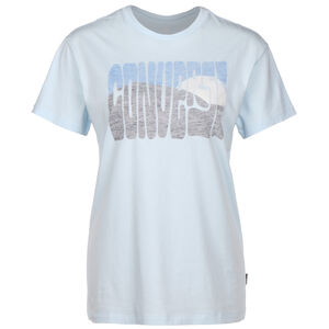 Mountain Reverse Print T-Shirt Damen, blau, zoom bei OUTFITTER Online