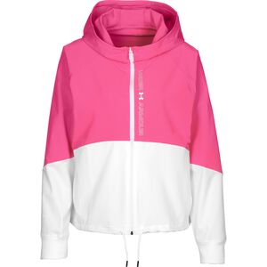 Woven Jacke Damen, pink / weiß, zoom bei OUTFITTER Online