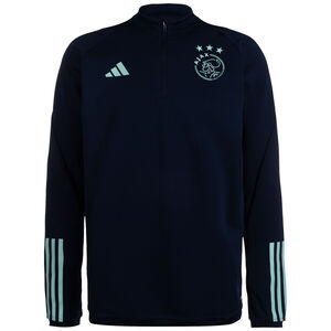 Ajax Amsterdam Trainingspullover Herren, dunkelblau / mint, zoom bei OUTFITTER Online
