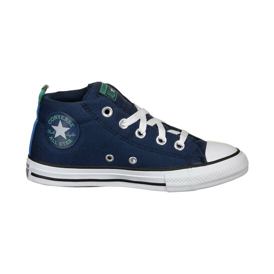Chuck Taylor All Star Street Mini Wordmark Sneaker Kinder, blau, zoom bei OUTFITTER Online