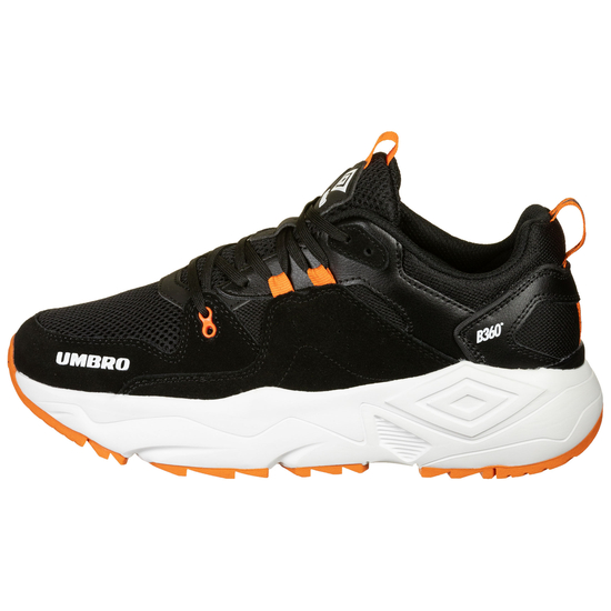 B360 Run Sneaker Herren, schwarz / orange, zoom bei OUTFITTER Online