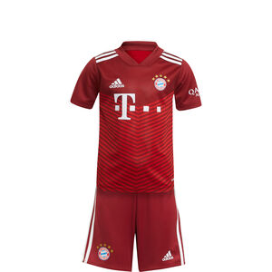 FC Bayern München Minikit Home 2021/2022 Kleinkinder, rot / weiß, zoom bei OUTFITTER Online