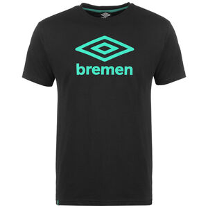 SV Werder Bremen Icon II Logo T-Shirt Herren, schwarz / grün, zoom bei OUTFITTER Online