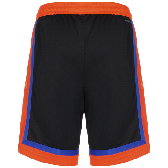 NBA New York Knicks City Edition Swingman Shorts Herren, schwarz / orange, zoom bei OUTFITTER Online
