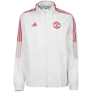 Manchester United All Weather Jacke Herren, hellgrau / rot, zoom bei OUTFITTER Online