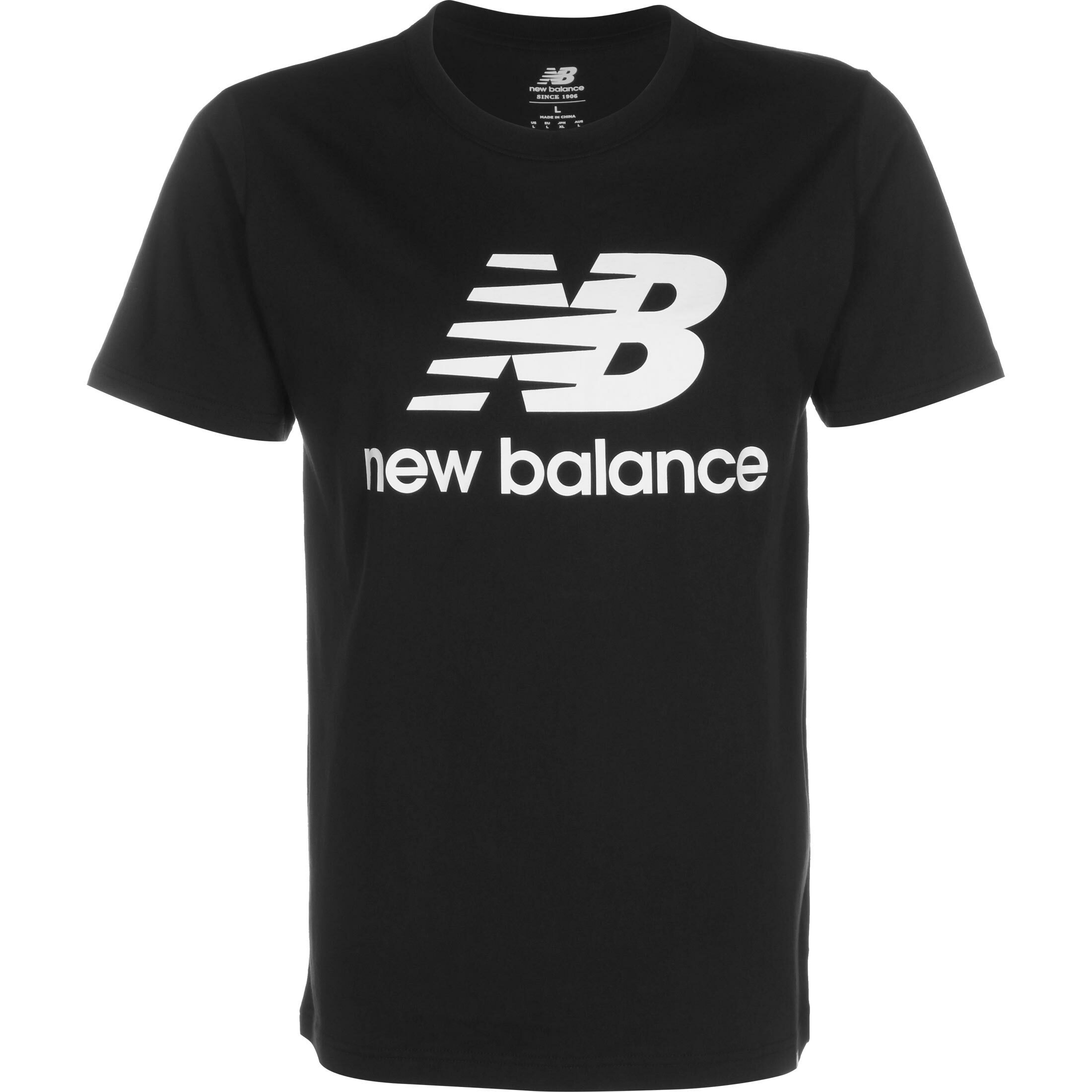 New Balance Essentials Stacked Logo T-Shirt Herren